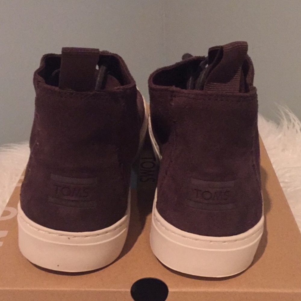 Tom's- Men's Suede High Top Sneaker - Picture 3 of 8